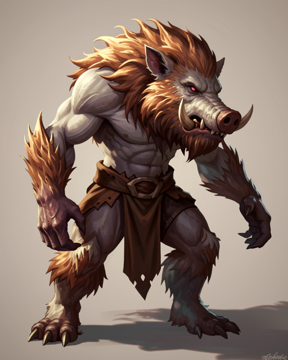Lycanthrope, Wereboar*