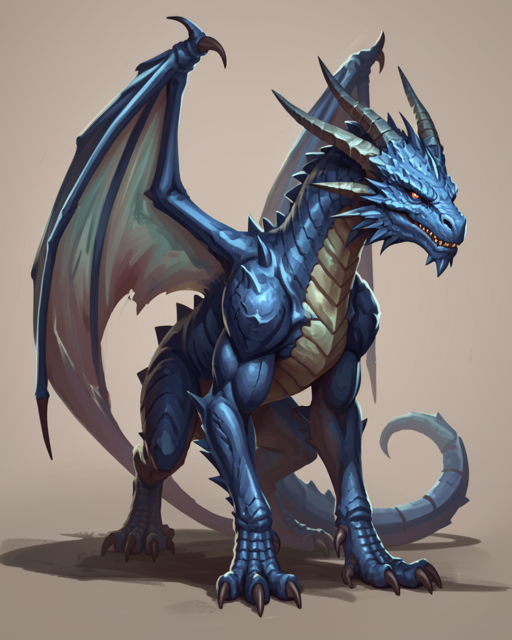 Dragon, Blue