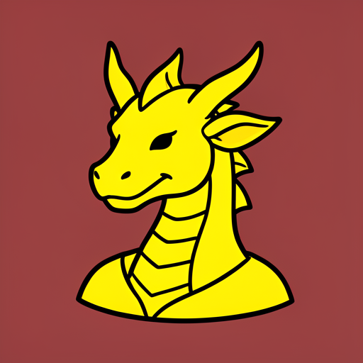 Dragon, Plains (Yellow Dragon) token